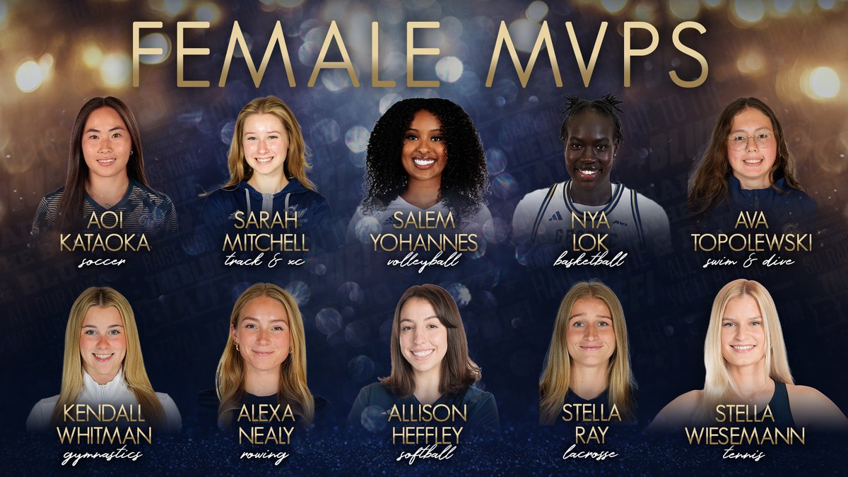Congratulations to the MVPs from our women's programs! #RaiseHigh