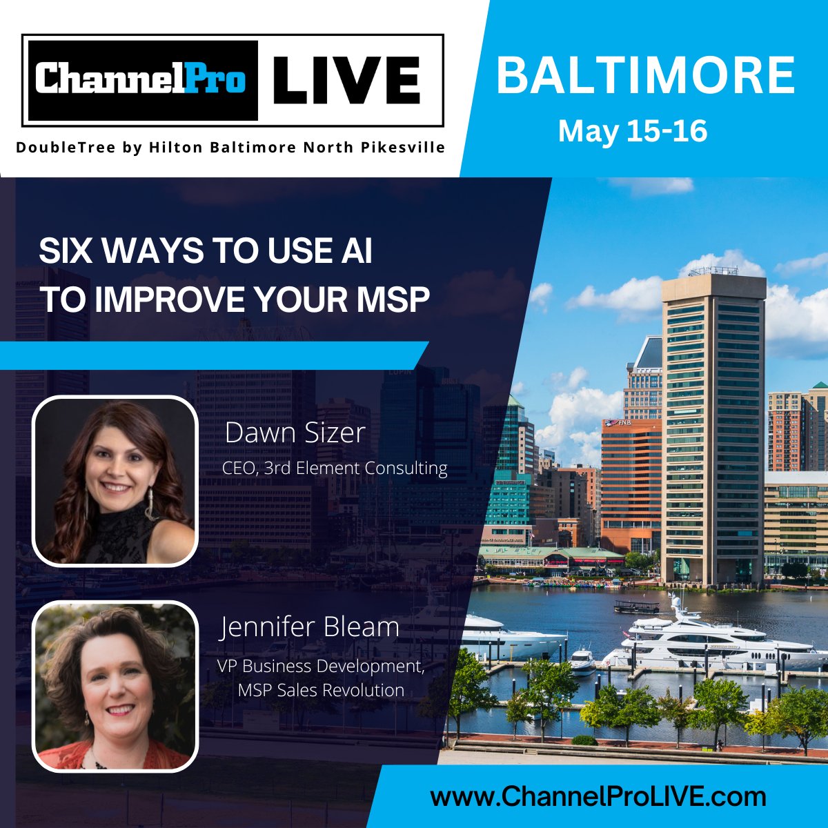 Our experts will separate AI fluff & myth from AI substance & fact, helping Mid Atlantic channel partners strategically navigate the crowded AI market. Exclusively at #ChannelProLIVE on May 15-16. baltimore.channelpronetwork.com