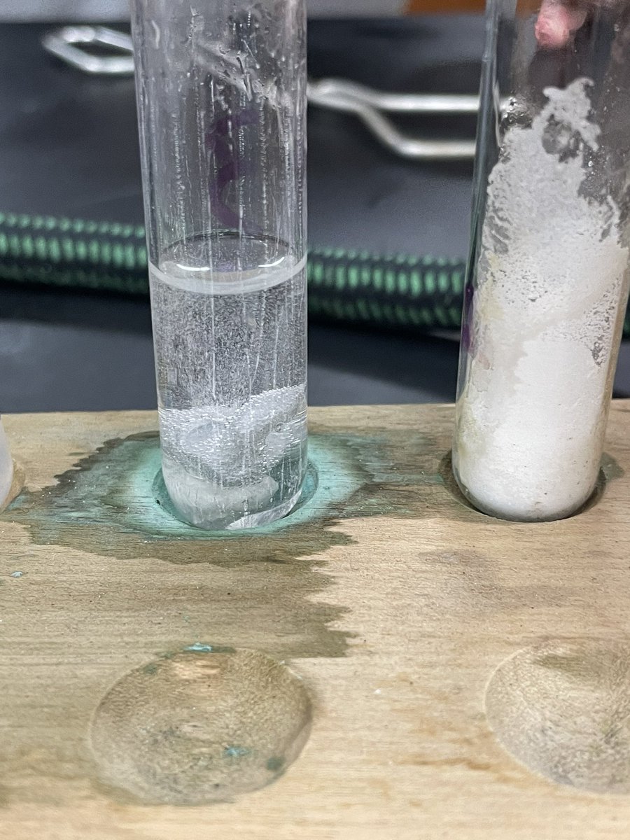 Classifying chemical reaction types in lab today! #iteachchem
(Not as pretty as @amodic1 ‘s lab, but we had 🔥 )