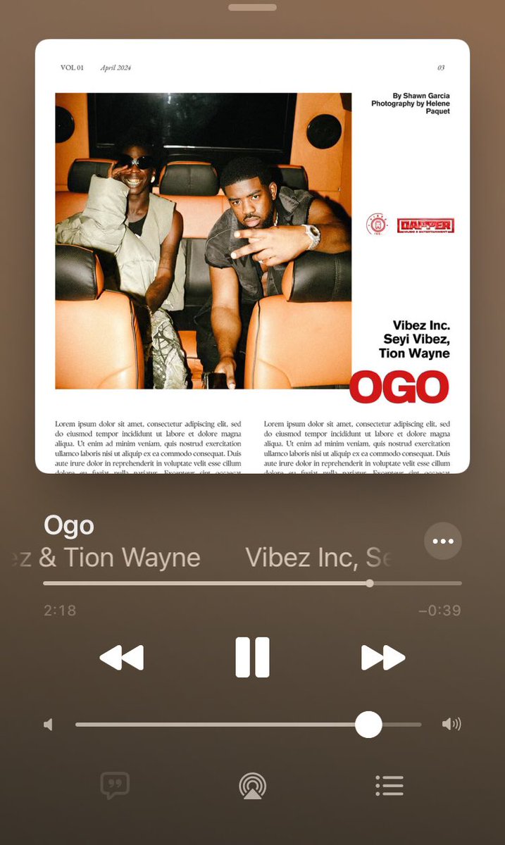 OGO!🌶💯🚀 @seyi_vibez @TIONWAYNE 
#seyi #seyivibez