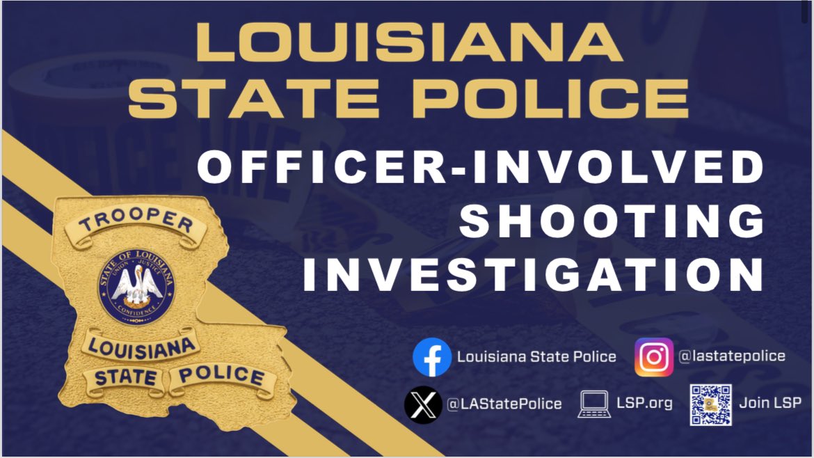 REGION 1 NEWS RELEASE - Update May 1, 2024 LSP investigators continue the investigation into an officer-involved shooting that occurred earlier today in W. Feliciana Parish. The incident claimed the life of a Catahoula Correctional Center inmate, 46-year-old Raymond Huddleston.