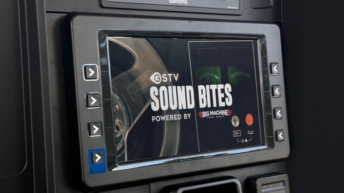 .@FueledByGSTV has partnered with @BigMachine to launch 'Sound Bites Powered by Big Machine' at over 29,000 fueling locations across the US. tinyurl.com/gstvBM   #AVTweeps #music 
The series will feature exclusive content from #artists like Sheryl Crow and Tim McGraw,…