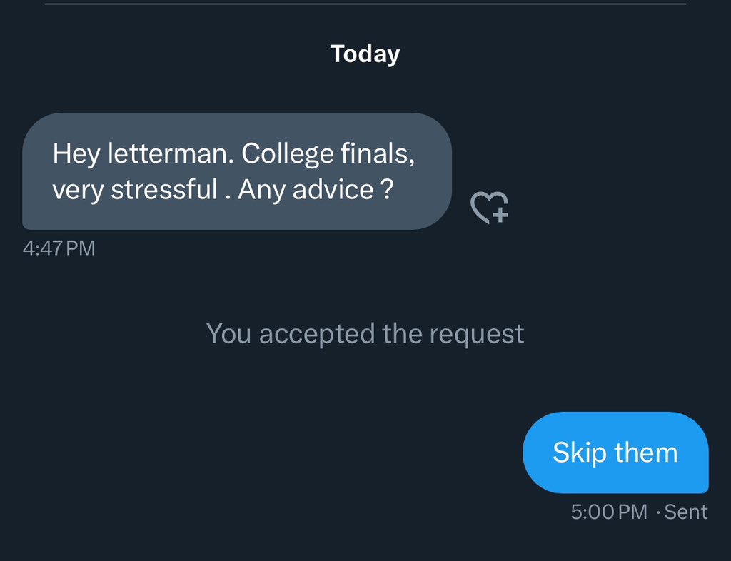 I am now providing academic counseling in my DMs