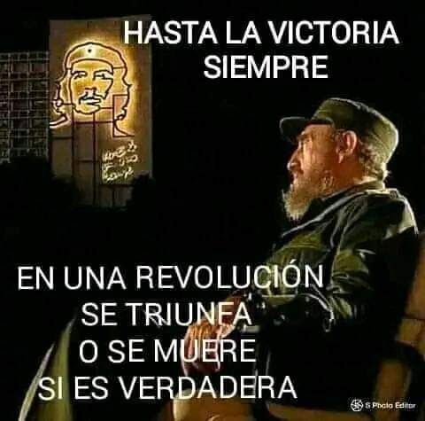 @MryRodrguez4 @Vicente73977721 #Cuba es una fortaleza. Independientemente de la situación económica. La Revolucion Cubana será eterna. La respalda y la apoya su pueblo inconcionalmente. #FidelViveEntreNosotros