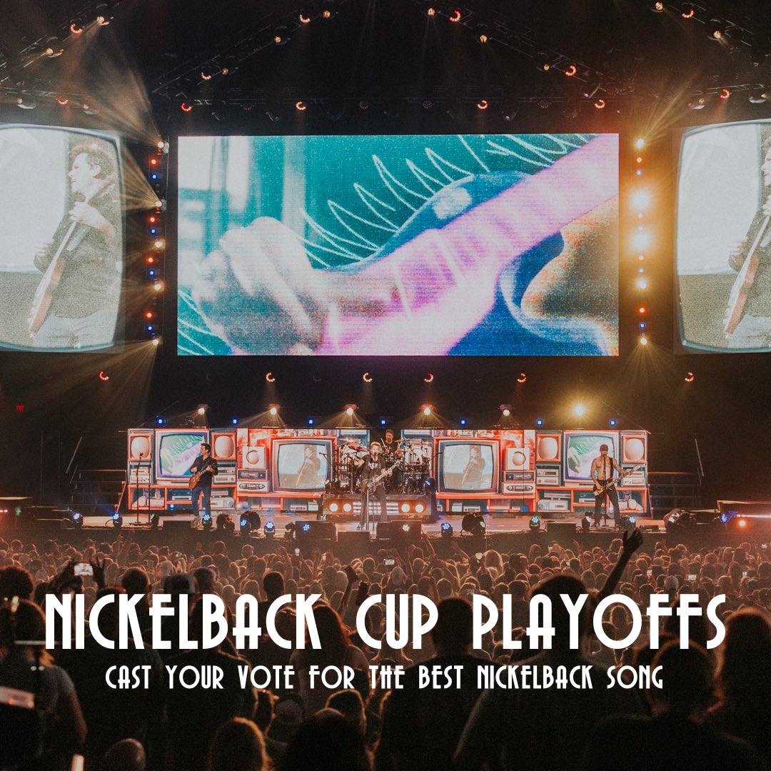 🎸 Get ready for the Nickelback Cup Playoffs! 🏆Cast your votes! Pick one song from each bracket! Vote here: forms.gle/eEMDQ8UdyyRu4T…