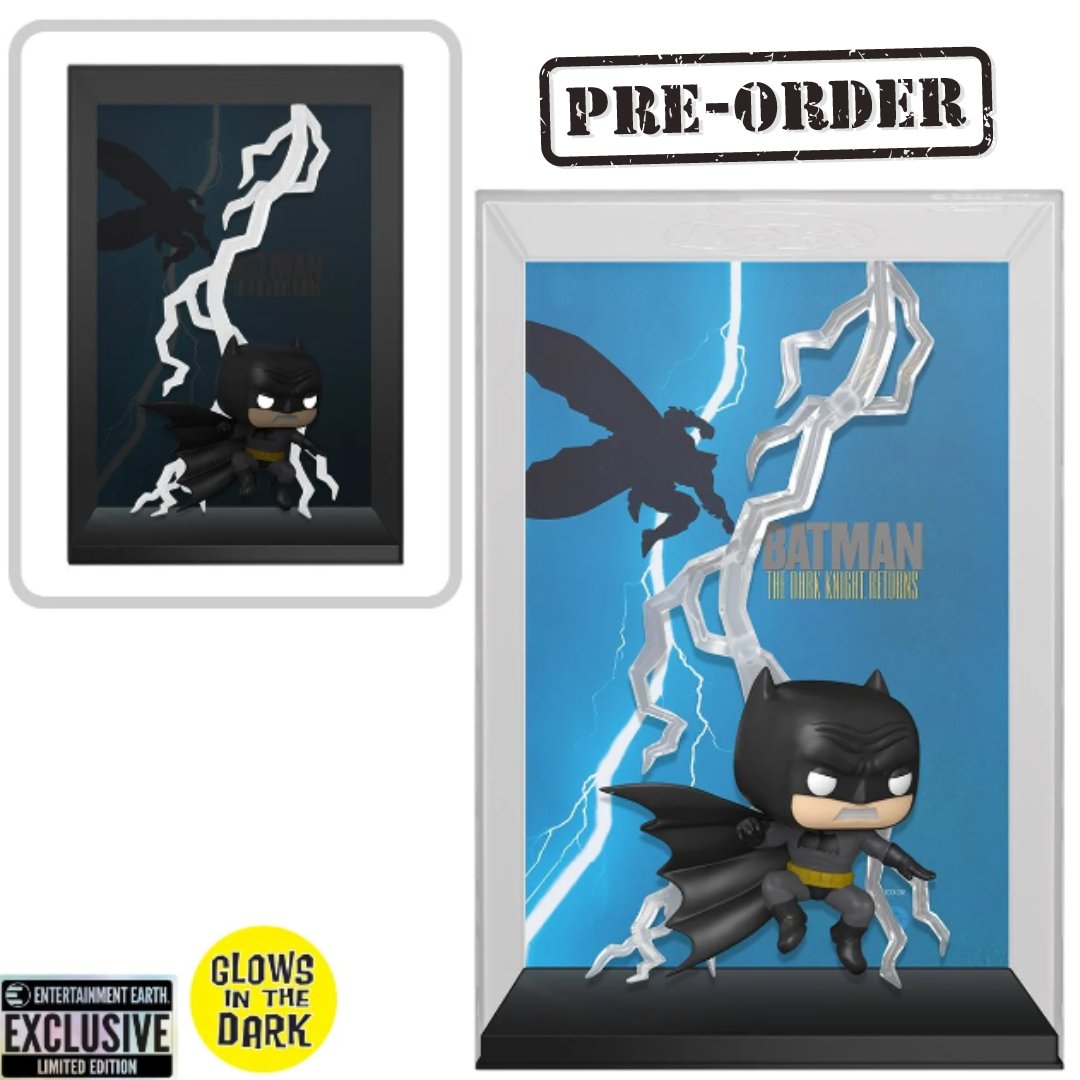 Click on our affiliate link for 10% off and free shipping over orders $79! So place your order with #EntertainmentEarth for this #Batman #TheDarkKnightReturns Glow-in-the Dark #FunkoPop #ComicCover Figure #EntertainmentEarthExclusive ee.toys/HEJ8MW