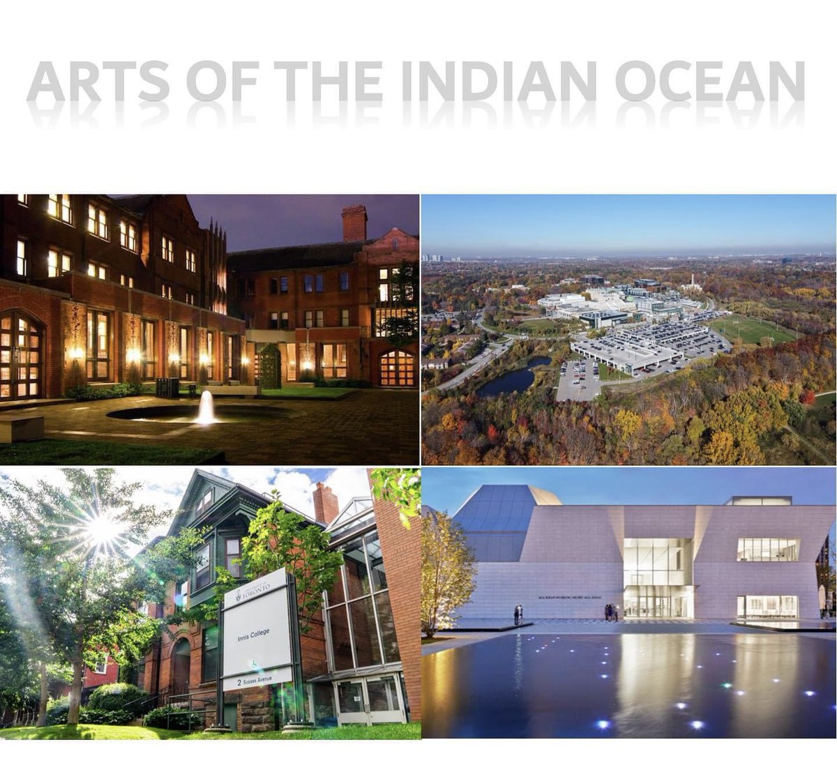 The Arts of the Indian Ocean conference is being held online and in-person at four venues including #UTM. Learn more: utm.utoronto.ca/dvs/arts-india…