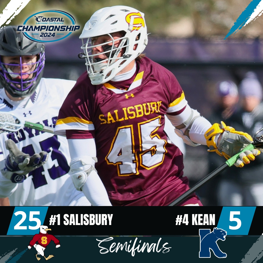 Blake Malamphy won 14 of 19 faceoffs, scooped a game-high 11 groundballs, and was one of 13 goal scorers as top-ranked @SUSeaGulls advances to the CLC Championship game. Chris Wong scored a game-high 4 goals and Jude Brown recorded a game-high 6 points on 2 goals and 4 assists.