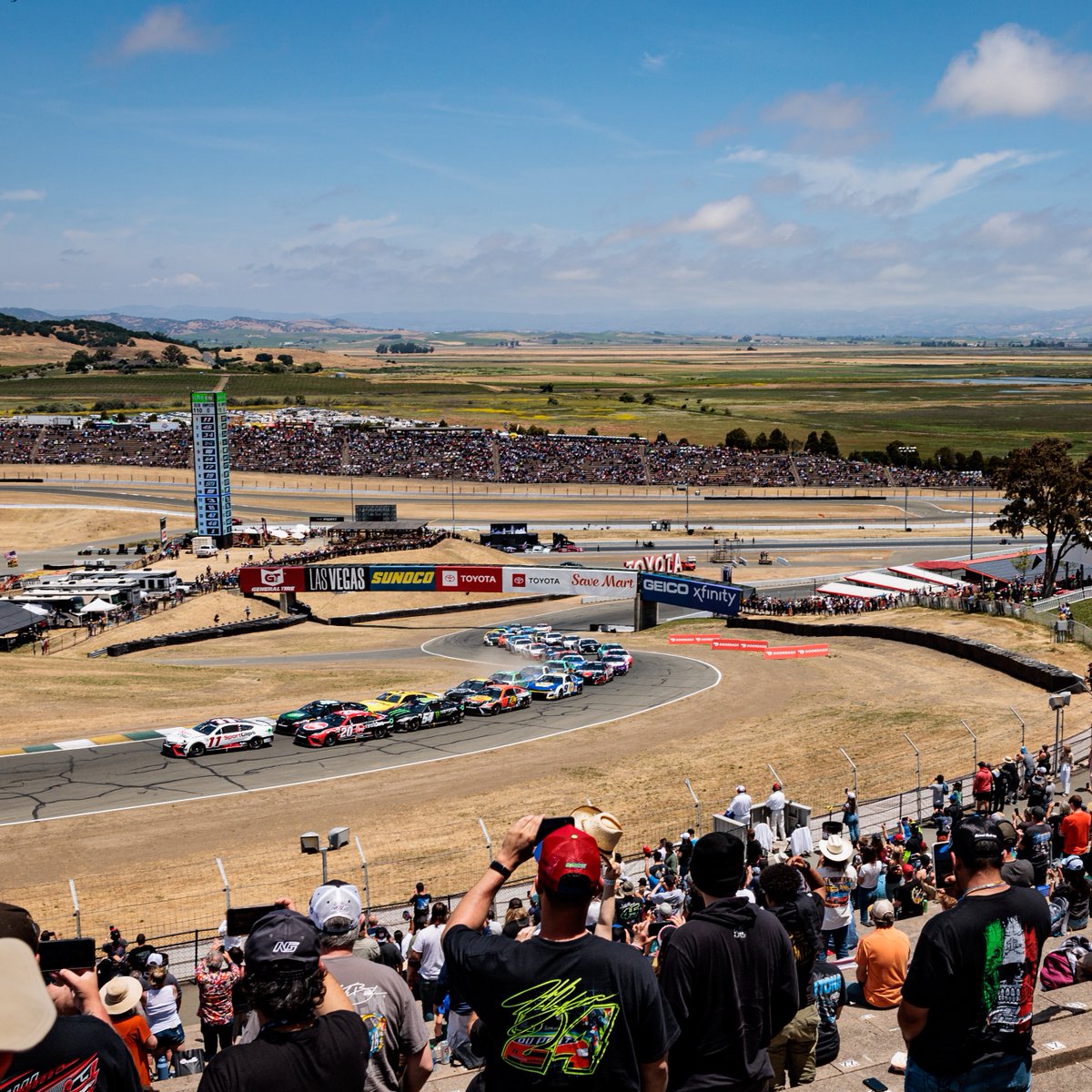 One month until we're racing in Wine Country. #ToyotaSaveMart350 | @NASCAR