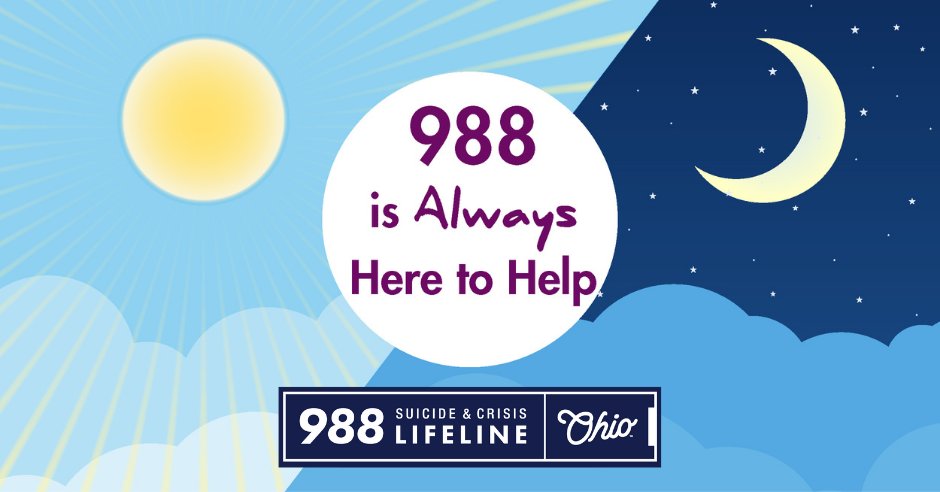 Get emotional support at any time of day by calling, texting, or chatting the trained counselors at the #988Lifeline. #SuicidePrevention