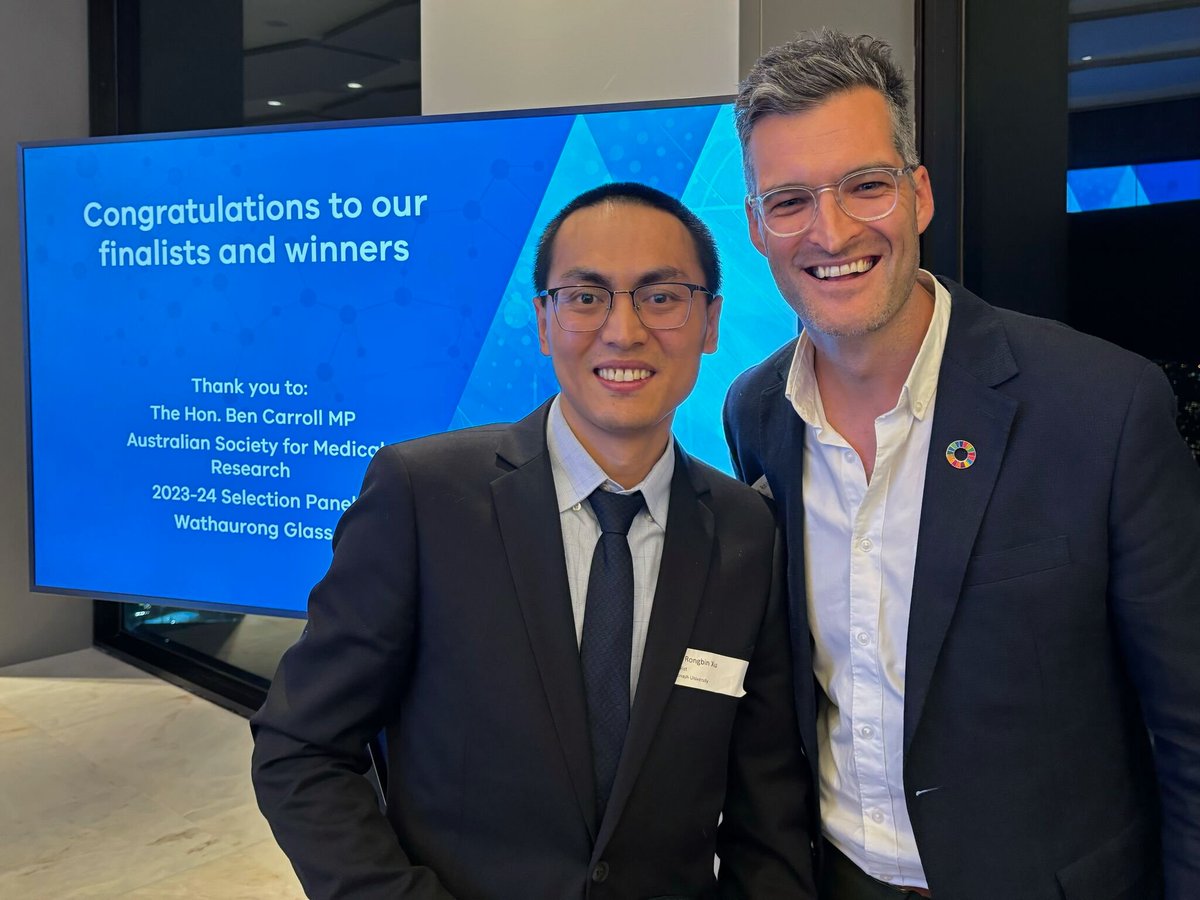 👏Congratulations to health and climate researcher Dr @RongbinXu and emergency medicine physician Dr @robdmitchell from @monash_SPHPM on being awarded the 2023-24 Premier's Awards for Health and Medical Research.
Read more: lnkd.in/gZN9Z2XQ
