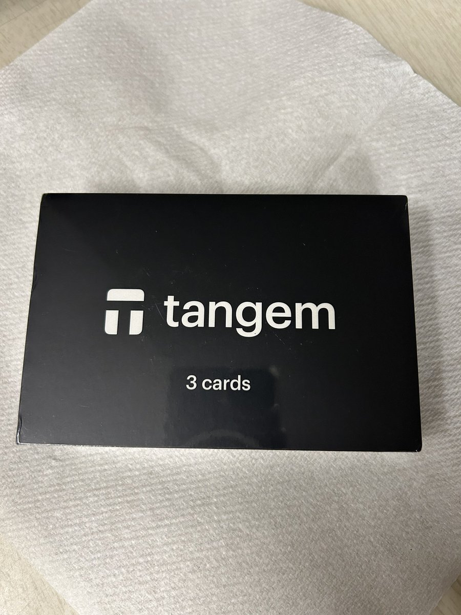 #crypto peeps… Just received my @Tangem  #digitalwallet decentralized #finance 
Thank you @cryptocasey for suggesting ✌🏽❤️✊🏼