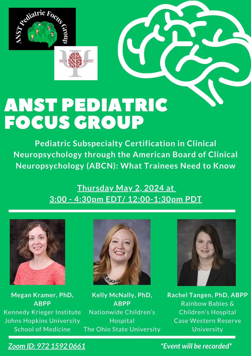 AnstPeds's tweet image. Join us tomorrow! Hope to see you there!