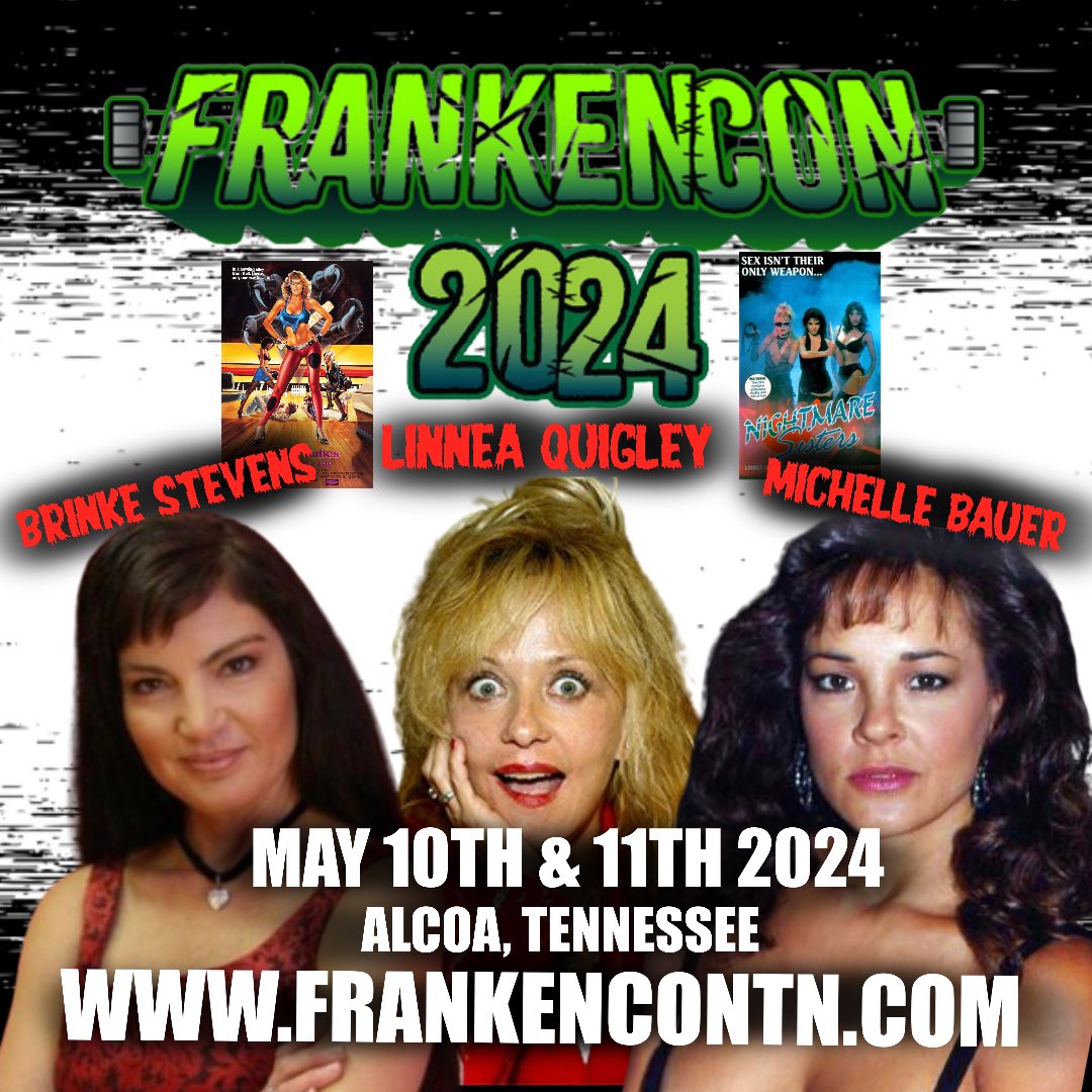 Three of the most legendary scream queens to grace the screen will be making an appearance at FrankenCon 2024!

Purchase tickets and get all the info at frankencontn.com

 #knoxvilletn #frankencon #horrorlover #horrorfans #alcoatn #fanconvention #knoxvillebased #tennessee