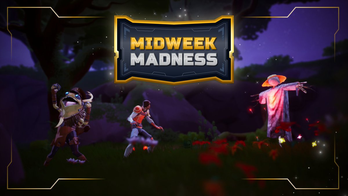 The Midweek Madness event @playbigtime is here and ending on 5.3.24, at 23:59 UTC. Complete Scarecrow in-game events and get 3x the usual Leaderboard points! ✨ More info here: discord.com/channels/66634…