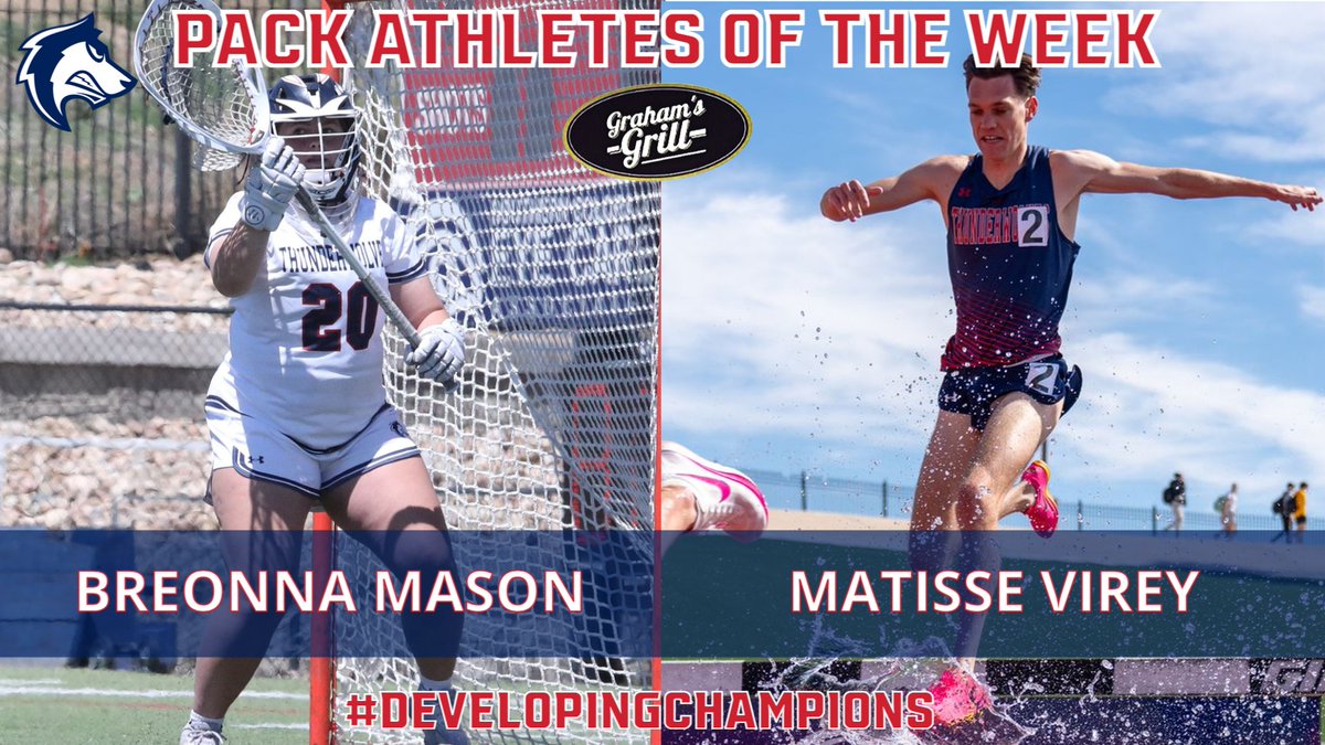 🚨 #PackNation! Breonna Mason and Matisse Virey have been named Pack Student-Athletes of the Week, presented by Graham's Grill MORE: shorturl.at/iuUVY #DevelopingChampions