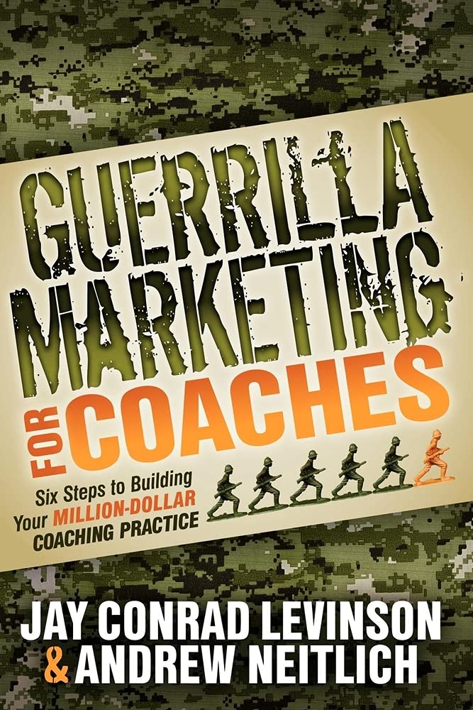 If you're a coach, consultant, or other service-based business owner, check out Guerrilla Marketing for Coaches, Jay Conrad Levinson: amzn.to/3K9mhae

#businessgrowth #business #book #coaching #guerillamarketing #marketing