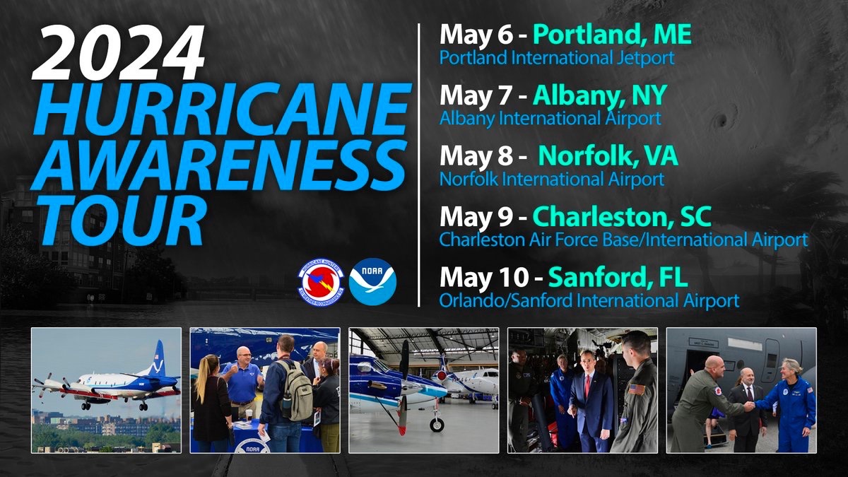 Let me explain why the hurricane plane is headed to Maine to talk about rain (and wind)…. next week is the 2024 HAT which is a chance for all you #wxtwitter folks on the east coast to come check out a WC-130J from the @53rdWRS and a WP-3D from @NOAA_HurrHunter. It’s your…