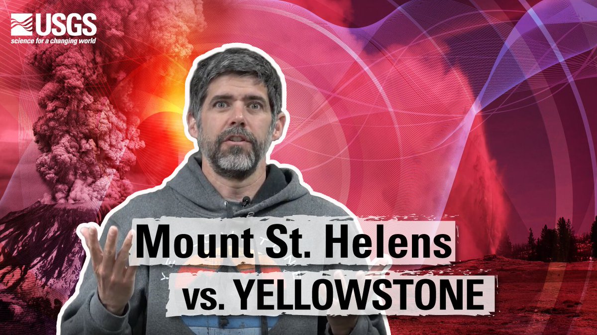 Just how similar are Mount St. Helens and Yellowstone? @YellowstoneNPS Find out here: youtu.be/Q2qwXpvMoMw #ExploreYellowstone #EarthScience #Volcanoes