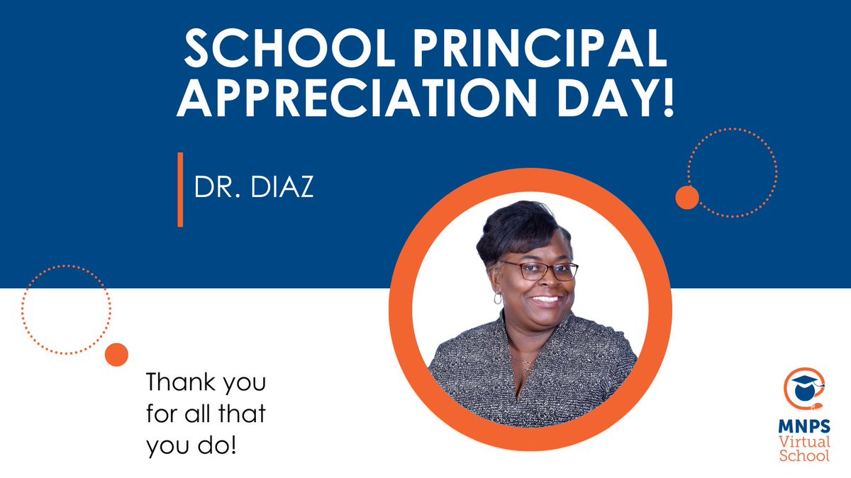 Happy National School Principal Day to our Executive Principal Dr. Diaz!