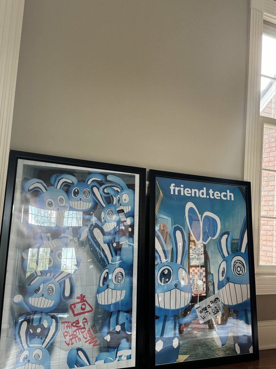 just bought some sick @friendtech posters off ebay