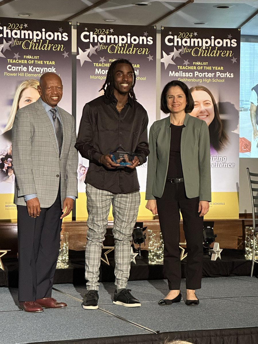 Congratulations to Bruno Smith, building service manager III at Mill Creek Towne Elementary School for winning the Supporting Services Employee of the Year award 👏🎉👏
