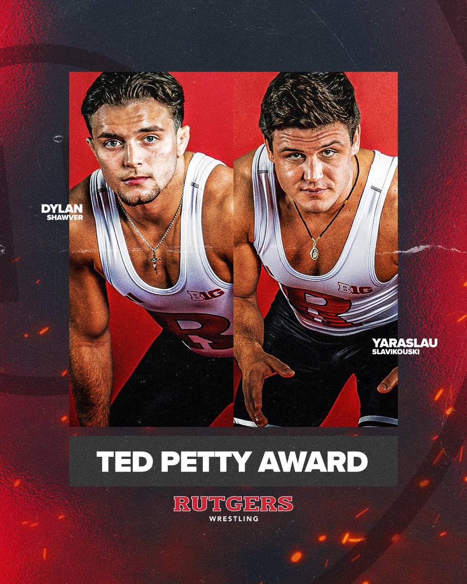 Our Ted Petty MVPs are All-Americans Dylan Shawver & Yaraslau Slavikouski!   #RelentlessPursuit | #GoRU