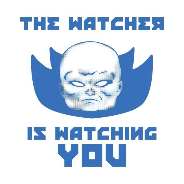 'The Watcher Is Watching You' @TeePublic The Watcher mashed up with the iconic Big Brother. teepublic.com/t-shirt/153238… #thewatcher #whatif #watcher #bigbrother #propaganda #voyeur #spy #tee #sticker #mothersday #geek #nerd #comics #gifts