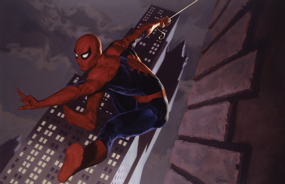 Spider-Man poster (1994) art by Glen Orbik