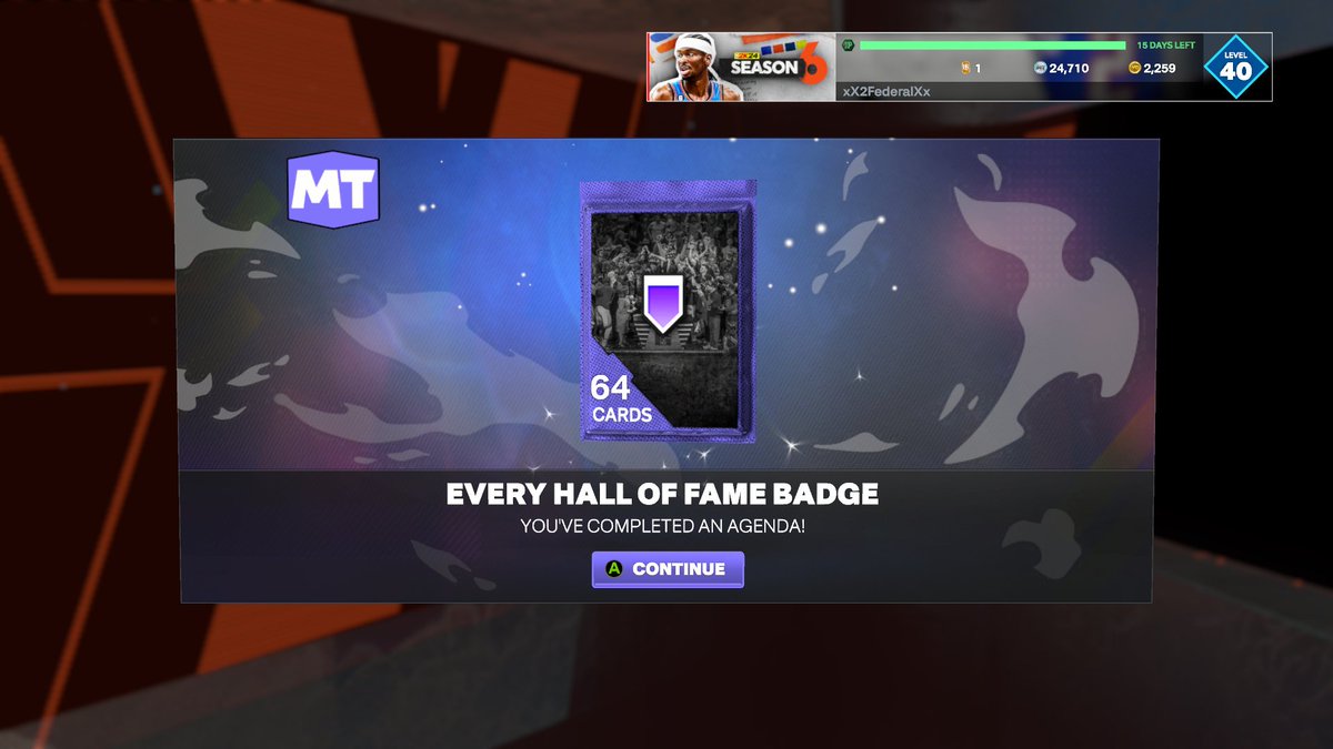 So uhhh... MyTEAM, right?🎰 💯✅ 2,000 Player Cards for LeBron James and Giannis 🌌✅ Dark Matter Clyde Drexler ✅ Galaxy Opal Dan Issel Salary Cap Round 2 ✅ 64 Hall of Fame Badge Pack (Bron, Giannis & Glen Rice got them)