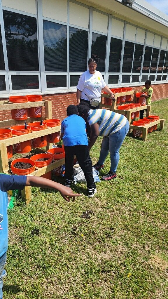 We've planted seeds to grow just like our scholars. Thank you, Community Outreach Coalition for their generous donation of planters, dirt, and plants. Our 23-24 theme: 'Planting Seeds' Striving to Educate and Encourage while Developing Successful Scholars @PortsVASchools