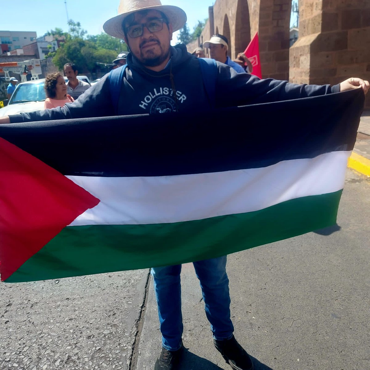 MORELIA MICHOACAN también mostra su respaldo a #Palestina por el #DiaInternacionalDelTrabajador 

#MéxicoPalestina
#RomperRelacionesConIsrael