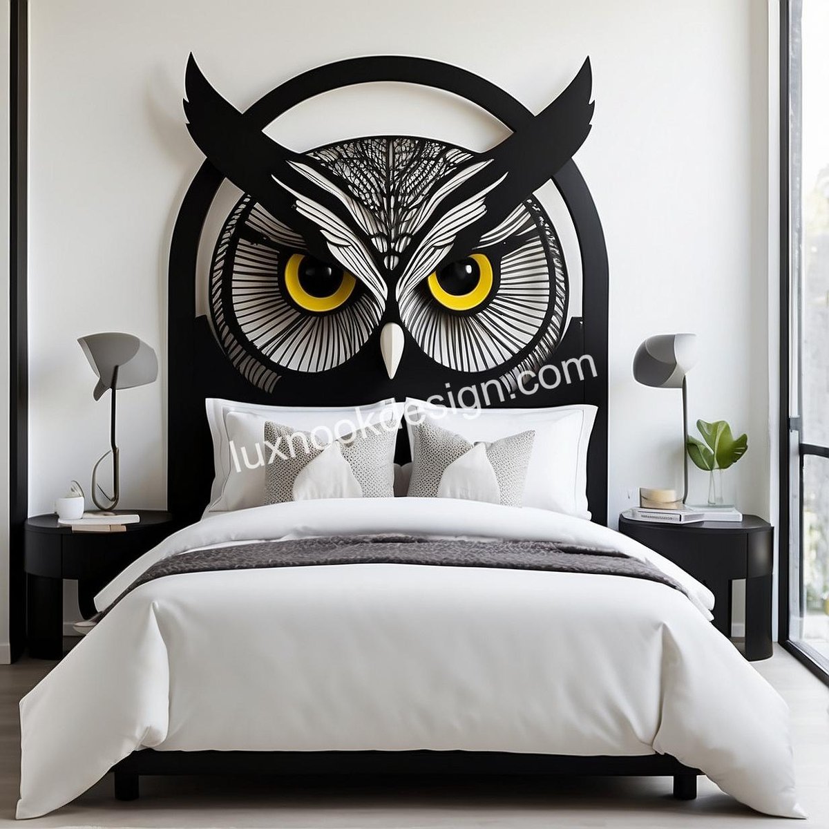 Night owls rejoice! 🌌 Who would love to wake up feeling wise and refreshed in this owl bed? Show some love with a like! #homedecor #homedesign #interiordesign #homeinspo #bedroomdesign #owl