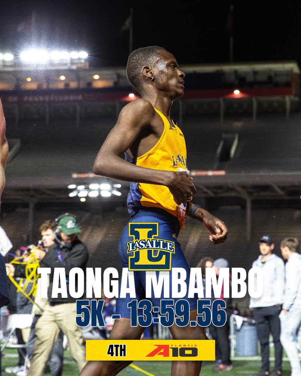 𝐀-𝟏𝟎 𝐂𝐡𝐚𝐦𝐩 𝐖𝐞𝐞𝐤

Grad student Taonga Mbambo made the final season of his stellar career count with a pair of PR’s in the 5k and 10k that rank in the conference top 5👏

#GoExplorers🔭