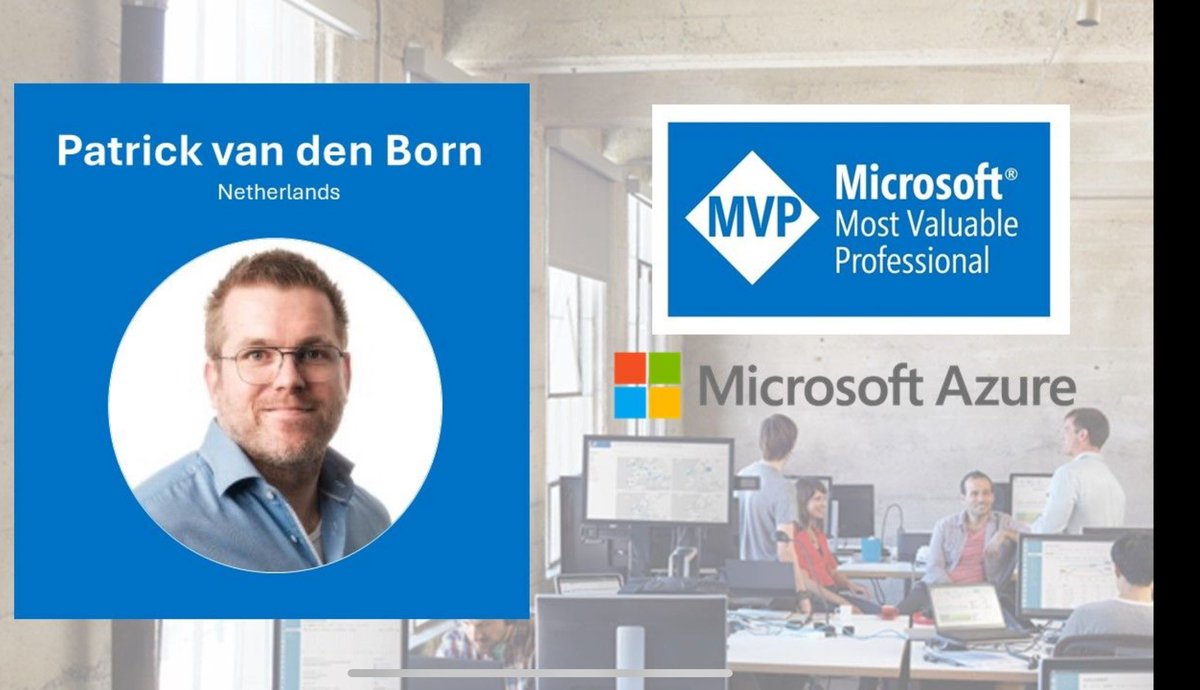 The first of the month is a time for new beginnings and growth. Join me in welcoming Patrick van den Born as the newest Microsoft Azure Virtual Desktop MVP in the Windows and Devices award category. #MVPbuzz