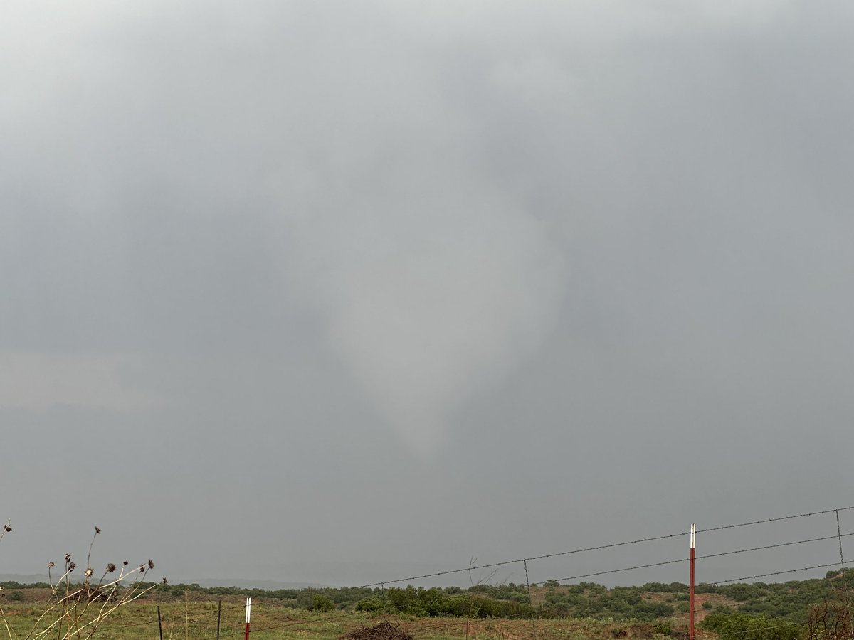 Tornado just a min ago NW OF Turkey Tx!