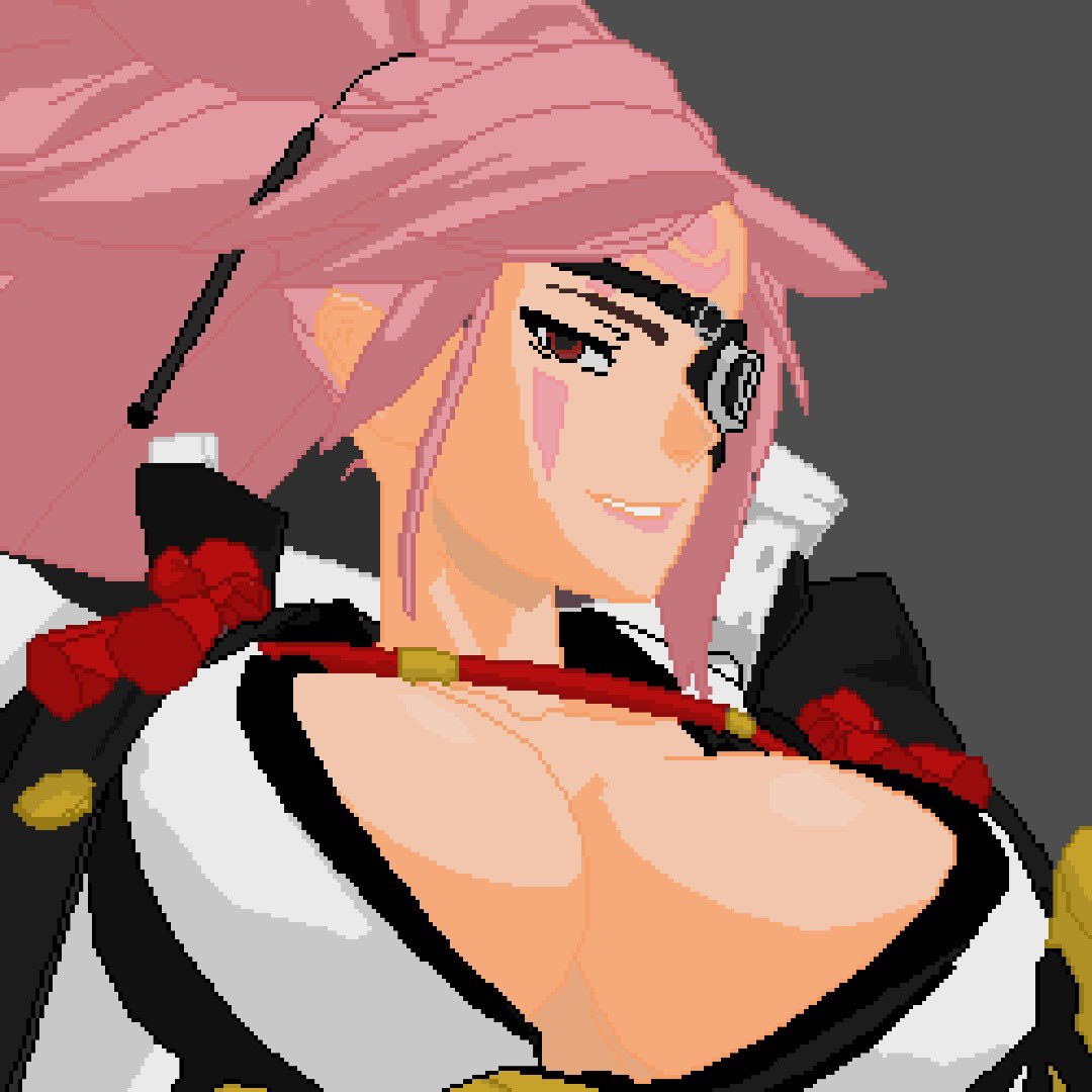 ❤️ Baiken ⚔️🌸 #pixelart #GGST