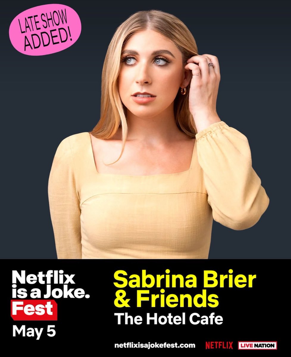 LA!!!!! I am so so excited about my gorgeous star-studded line up of friends!! Tix are extremely limited &amp; only avail for the late show! 

Featuring legends: 
@calebsaysthings <a href="/jordyploy/">Jordan Temple</a> <a href="/taylorgarron/">taylor garron</a> <a href="/DylanAdler6/">Dylan Adler</a> <a href="/AprilROfficial/">April Rock</a> <a href="/sureni/">Sureni Weerasekera</a> <a href="/yogamom7771/">Isabella Tagliati</a>