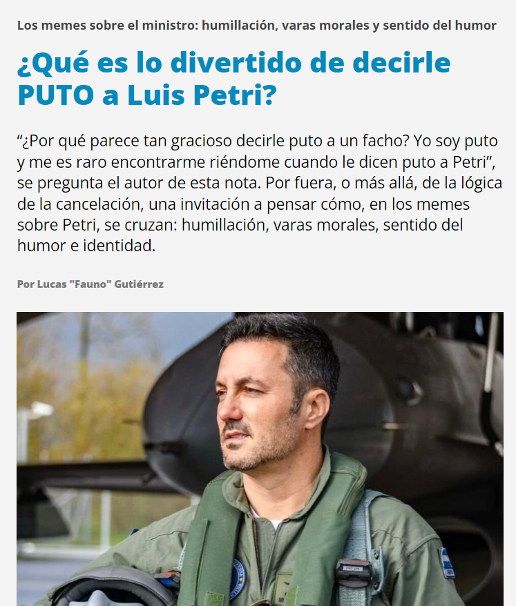 La nota más normal de Pagina 12