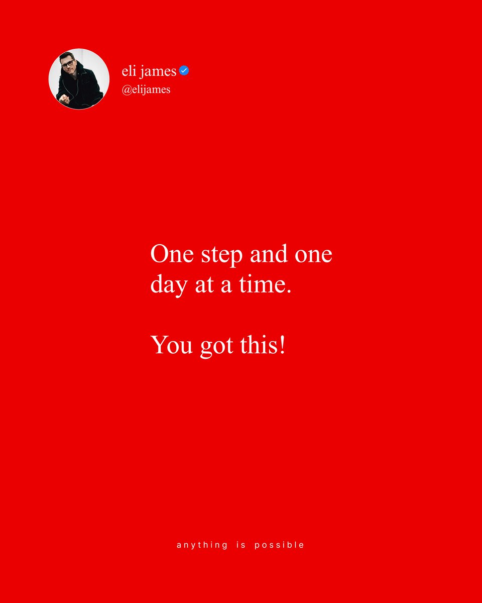 There’s no better time than now to take action on your goals!! One step and one day at a time! You got this!!
…
Just a friendly reminder 😎🚀 #dreambig #dream #takeaction #goals #elijames #ambition #makeitwork #friendlyreminder