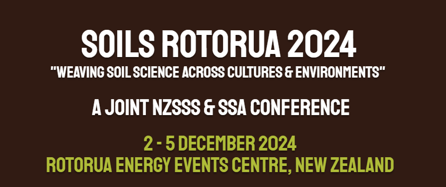 Abstracts are open for the New Zealand / Australia Soil Science Society's joint conference being held in Rotorua 2-5 December 2024.
The program is shaping up. Make sure your topic is on the agenda.
Submit here: soilscience.org.nz/abstracts2024
#SoilScience