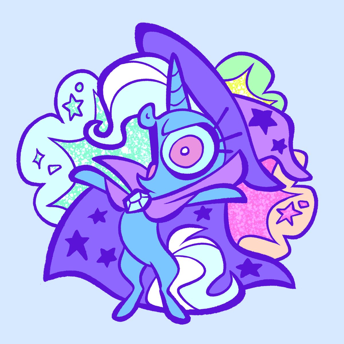 「lil Trixie pin as a stretch goal for the」|Jane Walker 🎉のイラスト