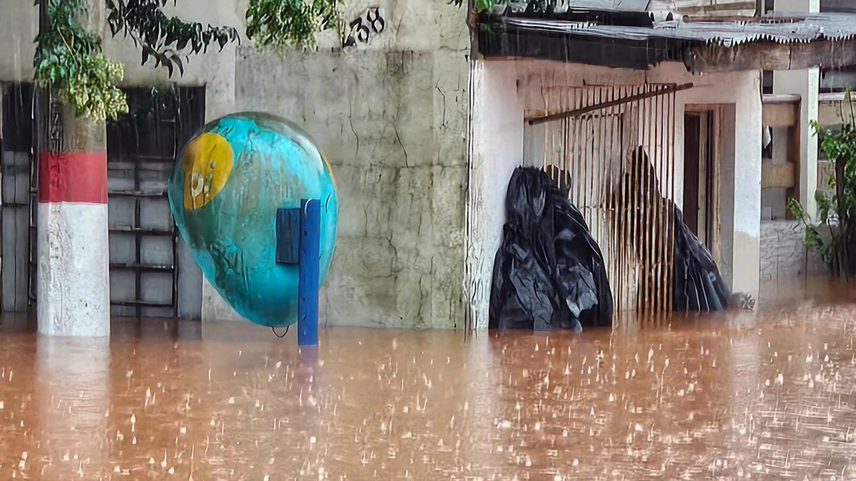 🔍 VERIFICAMOS | Santa Maria **não** foi a cidade em que mais choveu no mundo nesta quarta-feira. Leia e entenda a verificação: metsul.com/verificamos-sa….