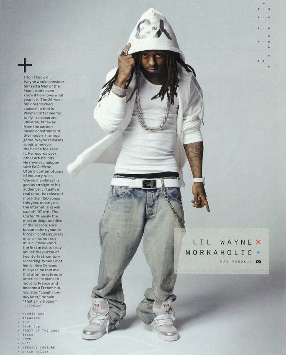 Lil Wayne in GQ Wardrobe