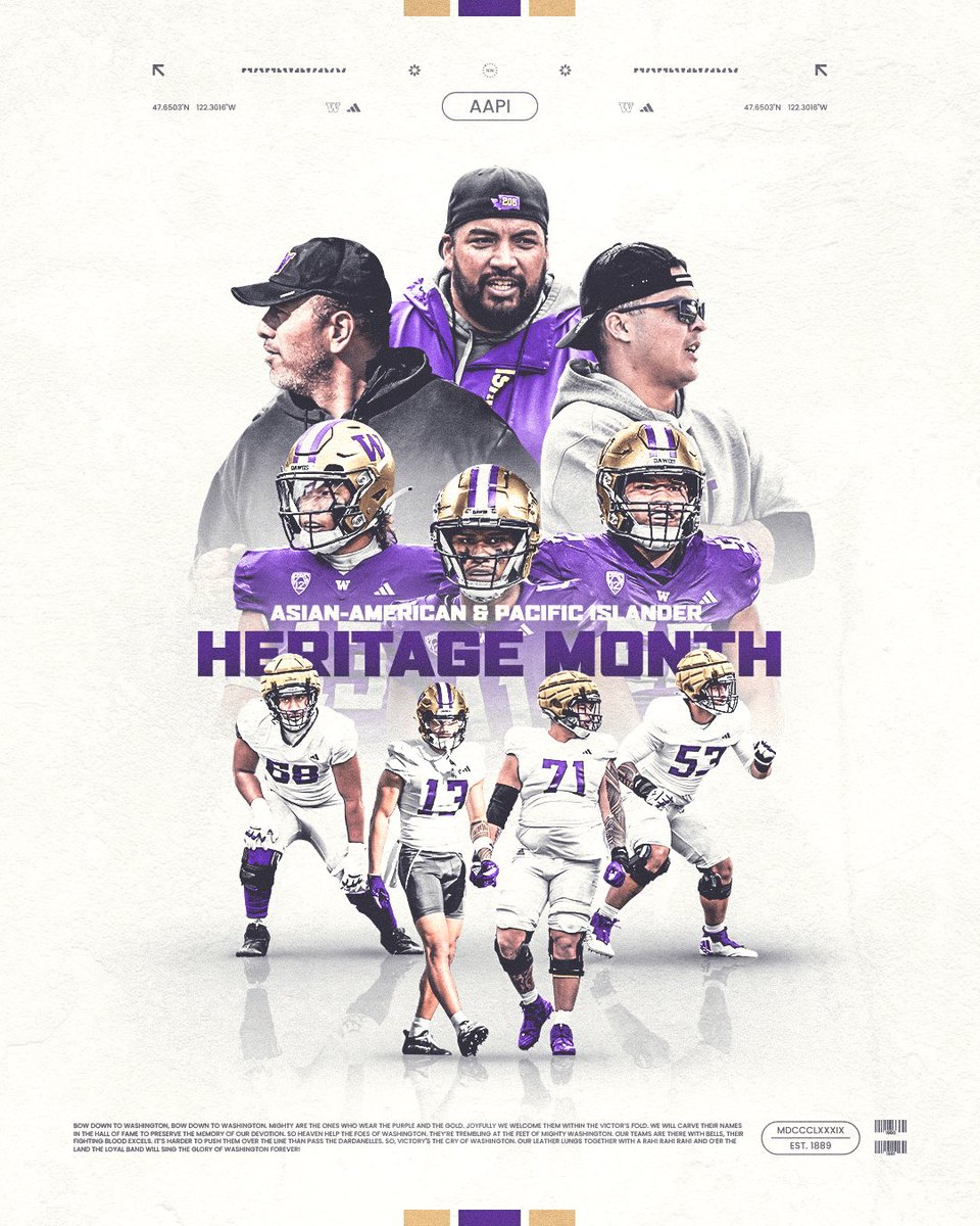 We’re proud to celebrate Asian American and Pacific Islander Heritage Month! We celebrate the culture and impact that our players, coaches and staff bring to our program & beyond! #AAPIHeritageMonth