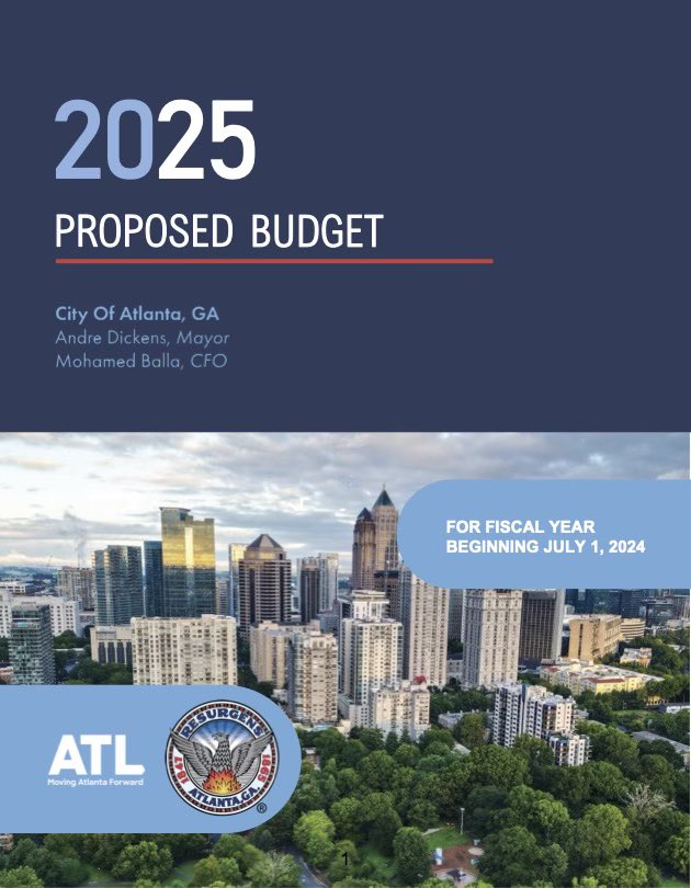 Today, we kicked off our annual budget negotiations – a month-long process ensuring that our City, its Departments, & workforce can effectively deliver our essential services. The proposed budget is massive -- $853M, across 600 pages, learn more: atlbudget.org