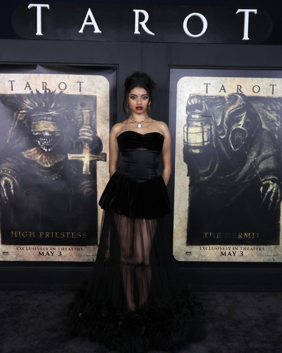 trauma bonded at the advanced screening of #TarotMovie - exclusively in movie theaters this thursday. get tickets: tarotmovie.com