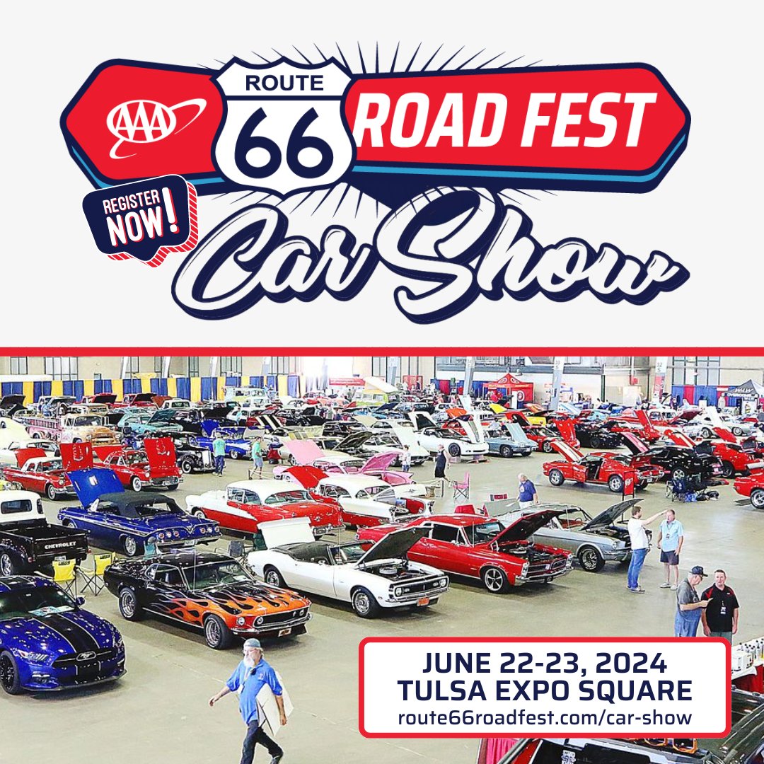 Registration for Route 66 Road Fest's Classic Car Show is OPEN! Richard Rawlings, the star of the popular Reality TV Show “Fast N’ Loud” and founder and owner of Gas Monkey Garage, will be there engaging with fans and participants. route66roadfest.com/car-show/