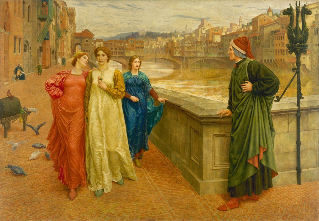 I am reminded by Ryan Wilson that today in 1274 (750 years ago), Dante Alighieri saw Beatrice for the first time.