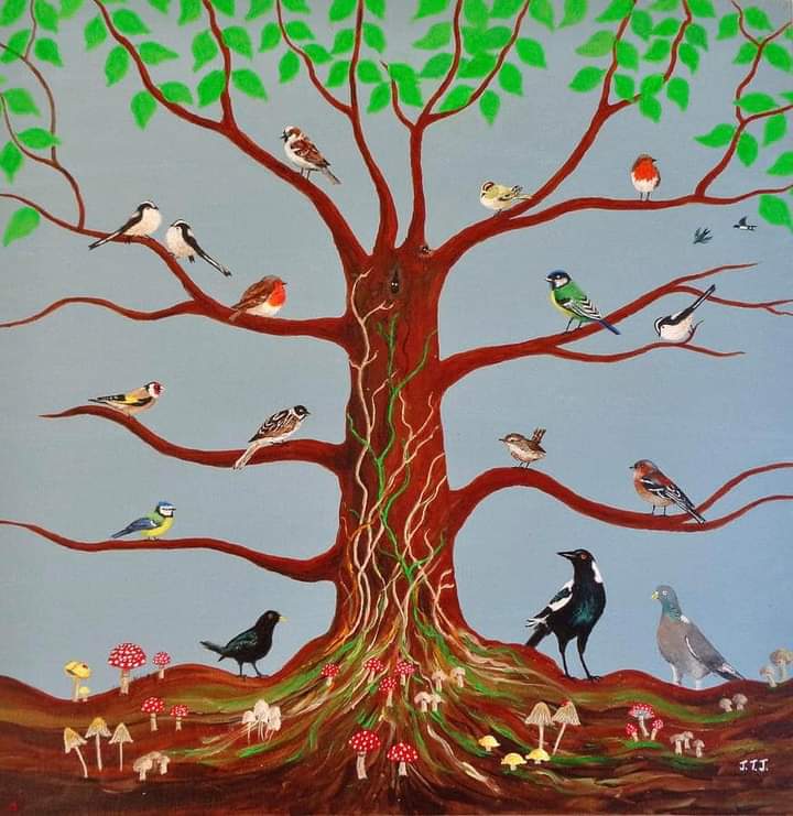 Jean Tatton Jones
“Bird Tree of Life “